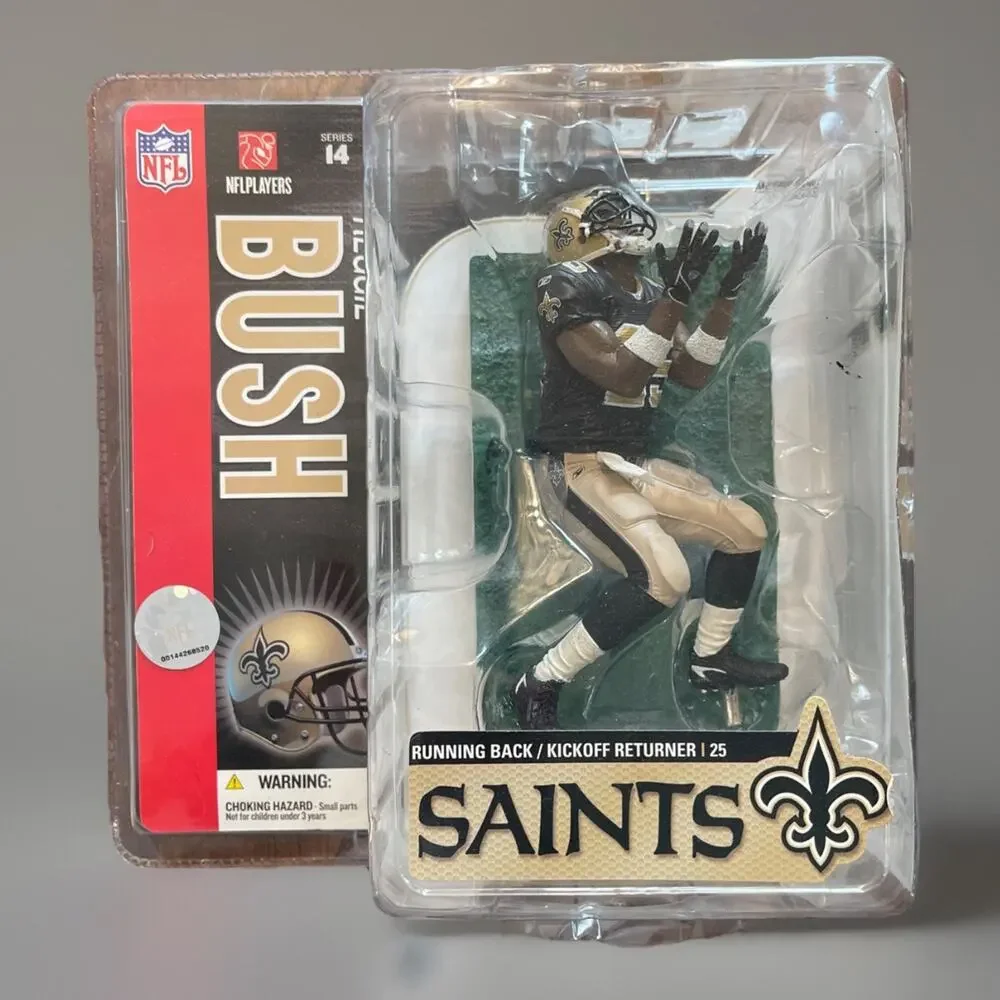 McFarlane Sportspicks NFL Series 14 New Orleans Saints Reggie Bush Figure - MOC